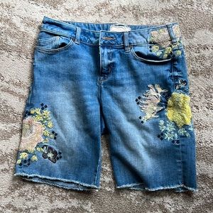Embroidered Shorts